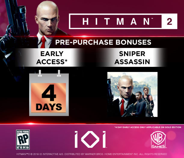 国内情報を追加 Hitman シリーズ最新作 Hitman 2 が2018年11月13日に発売決定 ゲームを片手間に