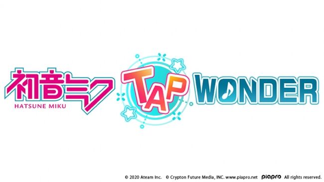初音ミクの新作スマホ向けゲーム 初音ミク Tap Wonder アプリロゴが公開 限定オリジナル壁紙が配信開始 ゲームを片手間に