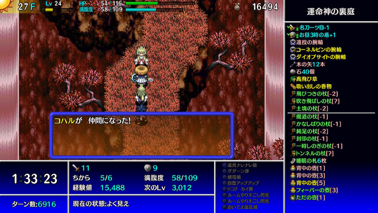 コハル強化して運命神の裏庭へ行ったら楽すぎた ゲームログブック