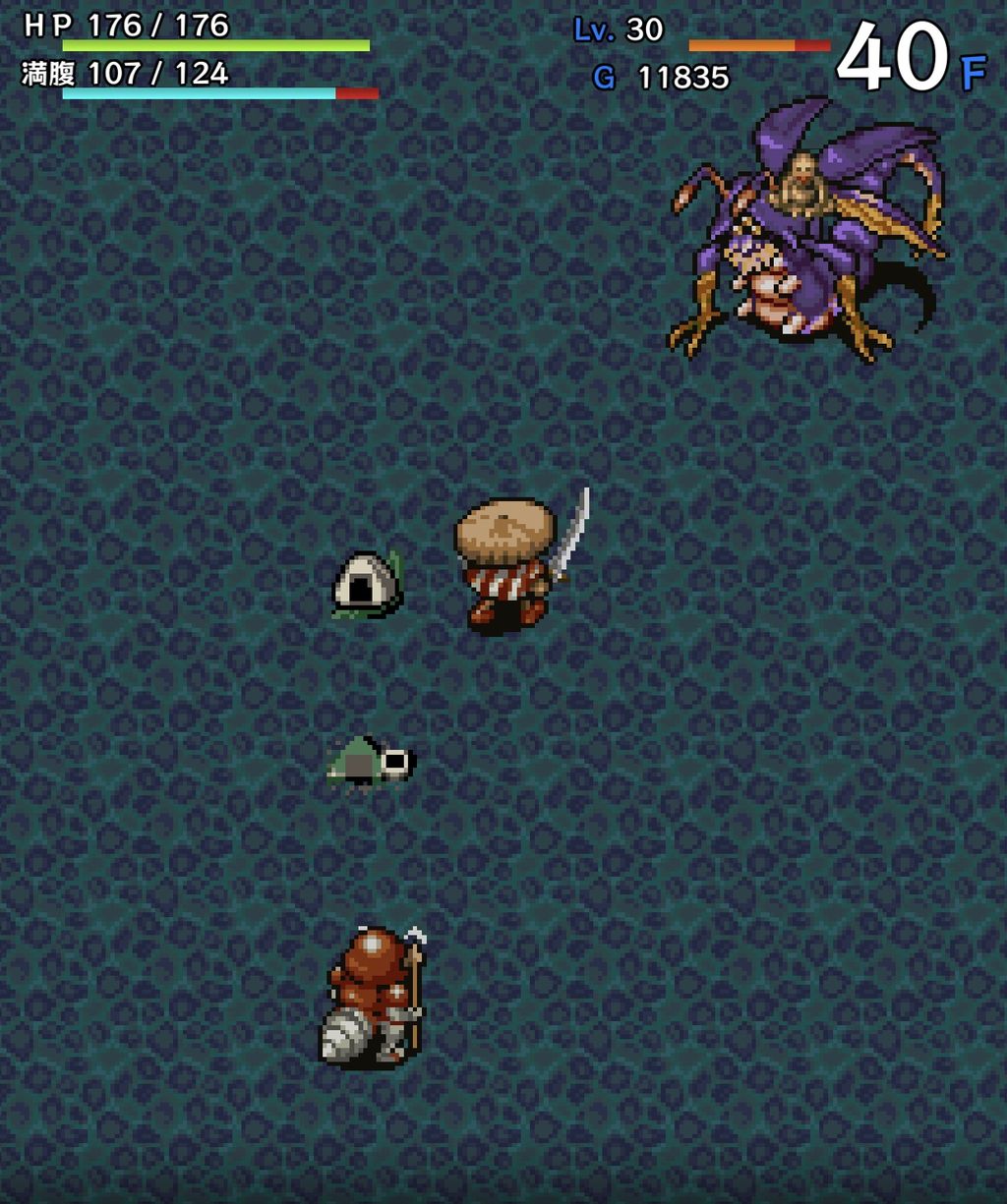 風来のシレン スマホ版 死者の谷底 魔蝕虫の道クリア ゲームログブック 風来のシレン スマホ版 死者の谷底 魔蝕虫の道クリア ゲームログブック