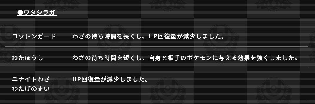 アップデート後ワタシラガ雑感 ポケモンユナイト ゲームログブック