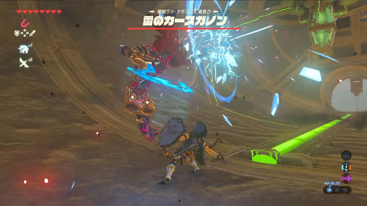 ゼルダの伝説 ブレス オブ ザ ワイルド プレイログ 雷の神獣ヴァ ナボリス ゲームログブック