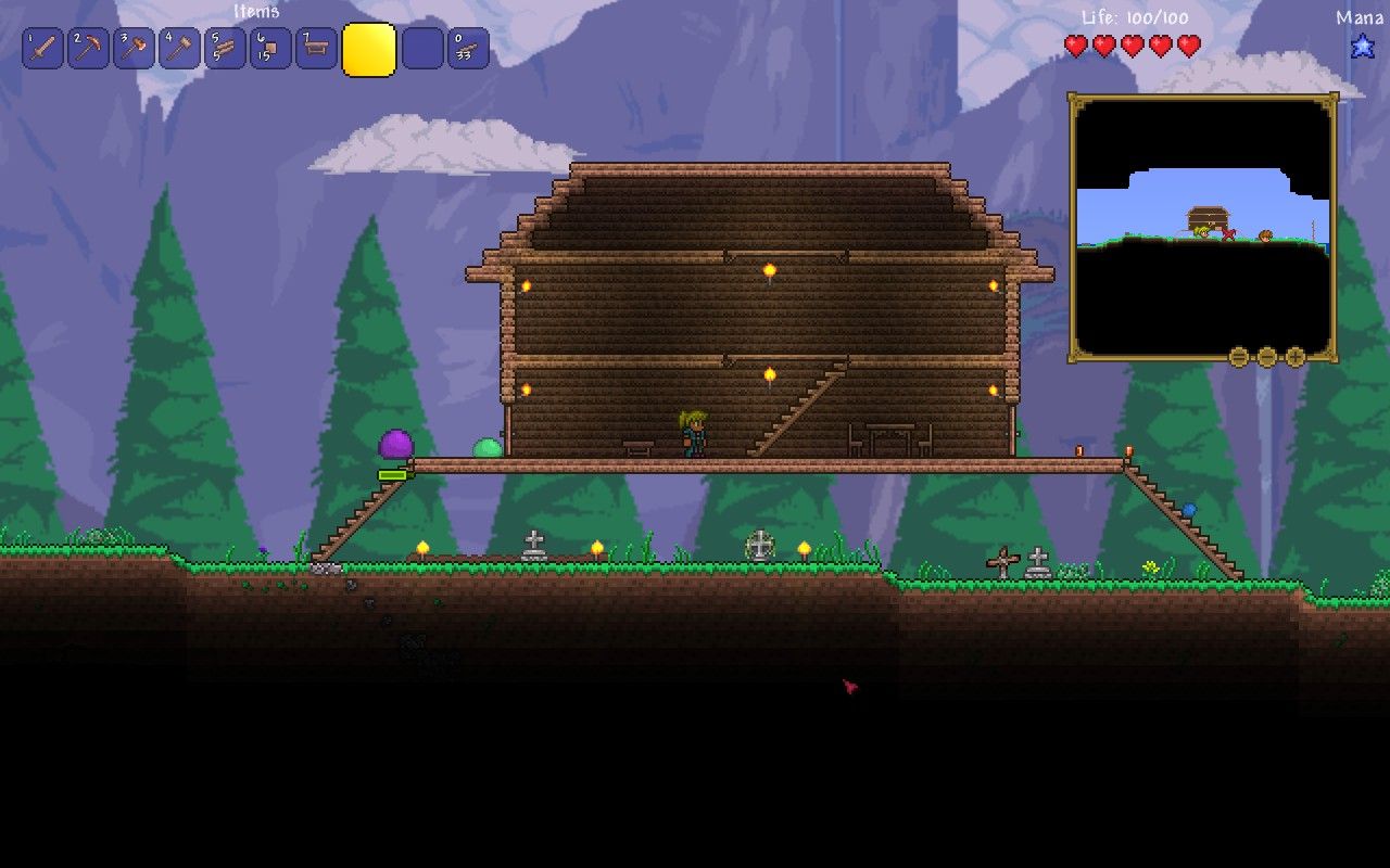 Terraria日記 1日目 家を作る ゲームログブック Terraria日記 1日目 家を作る ゲームログブック