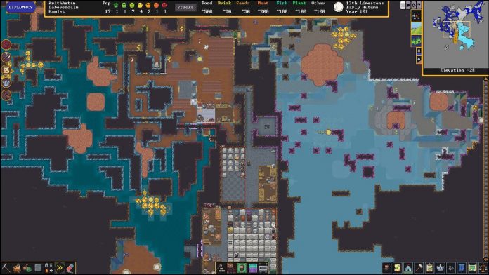 『Dwarf Fortress』Steam版12月6日配信！ ドット絵ビジュアルに一新