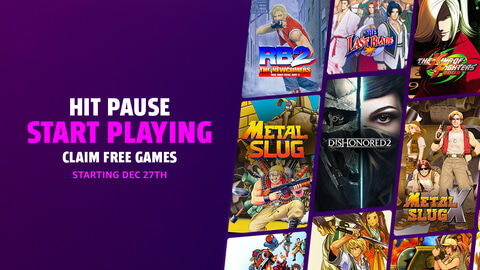 【Amazon】Prime Gaming会員向けに複数のSNKタイトルの無料配布中！