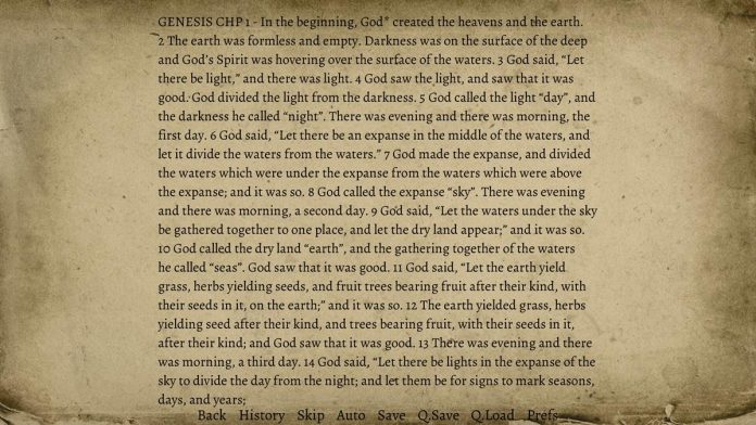 Steamにデジタル聖書『The Bible』が突如出現！？