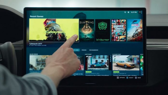 テスラの電気自動車がSteamに対応！ 車内でゲームプレイ可能に