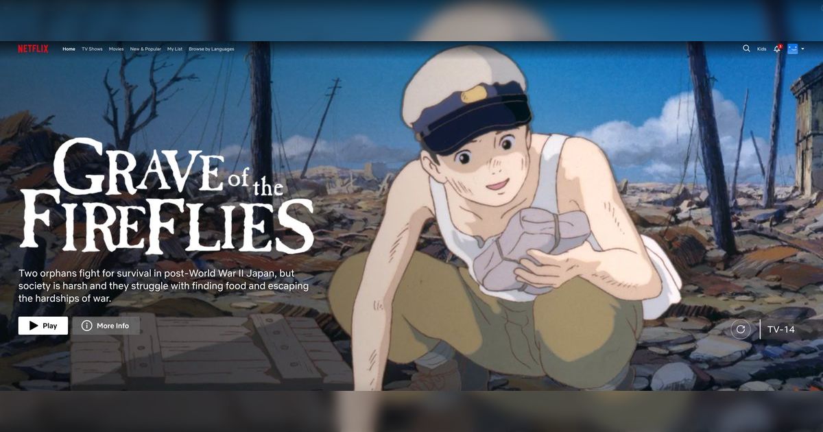 【物議】火垂るの墓が海外でバズる！でも日本人には見せません《Netflix》