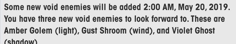 ヴォイド5月19日