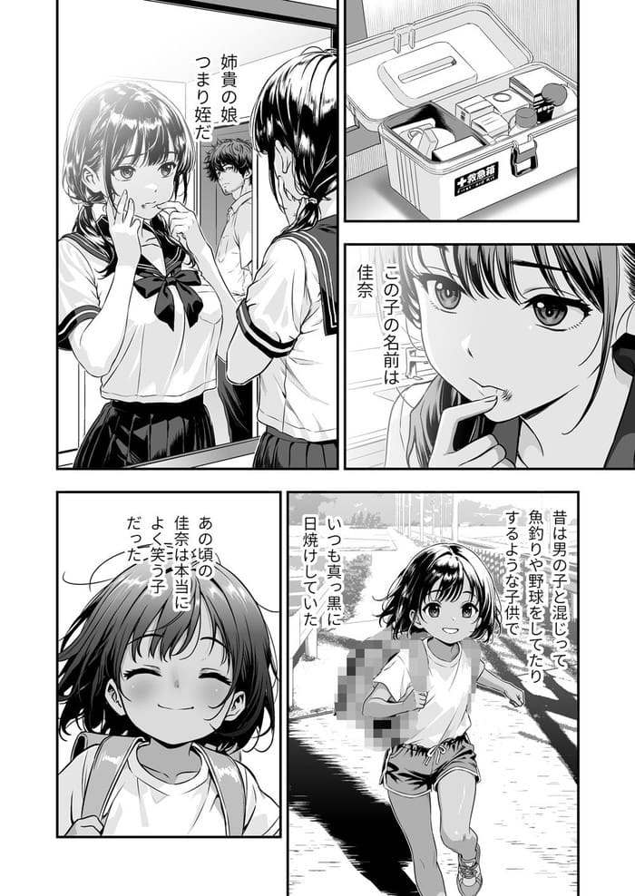 同人エロ漫画・親から育児放棄されている従順な姪に制服近親相姦のトップ画像