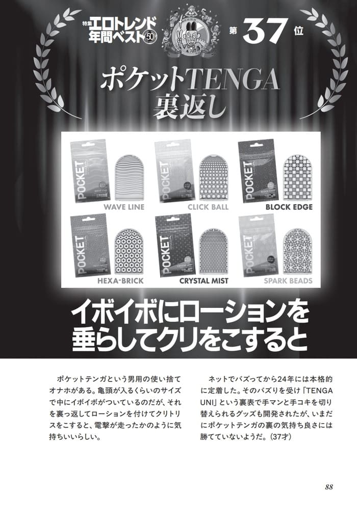ポケットTENGA裏返しイボイボにローション