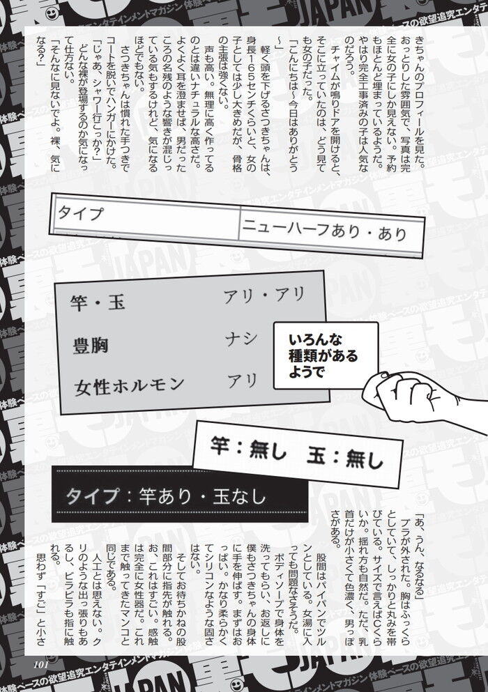 ニューハーフの人工マンコは本物と比べてどうなのか