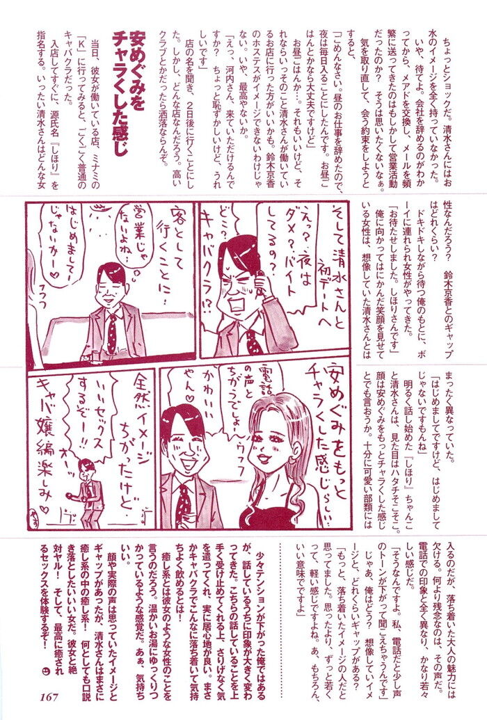 取引先のOLがキャバ嬢だったのでお店に飲みに行った