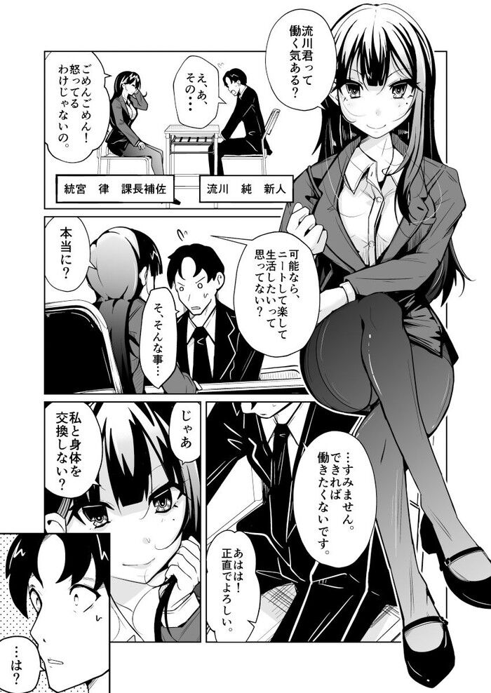 同人エロ漫画・男は性処理メイドとして性転換させられる