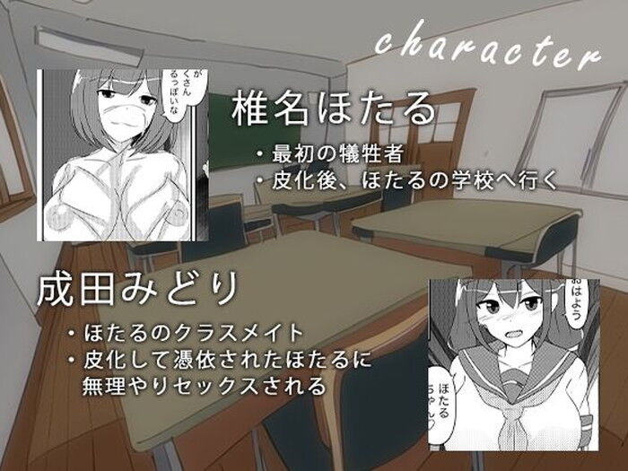 同人エロ漫画・皮化拘束した人妻と皮セックス女装させられ足コキで無理やり射精させられるのトップ画像