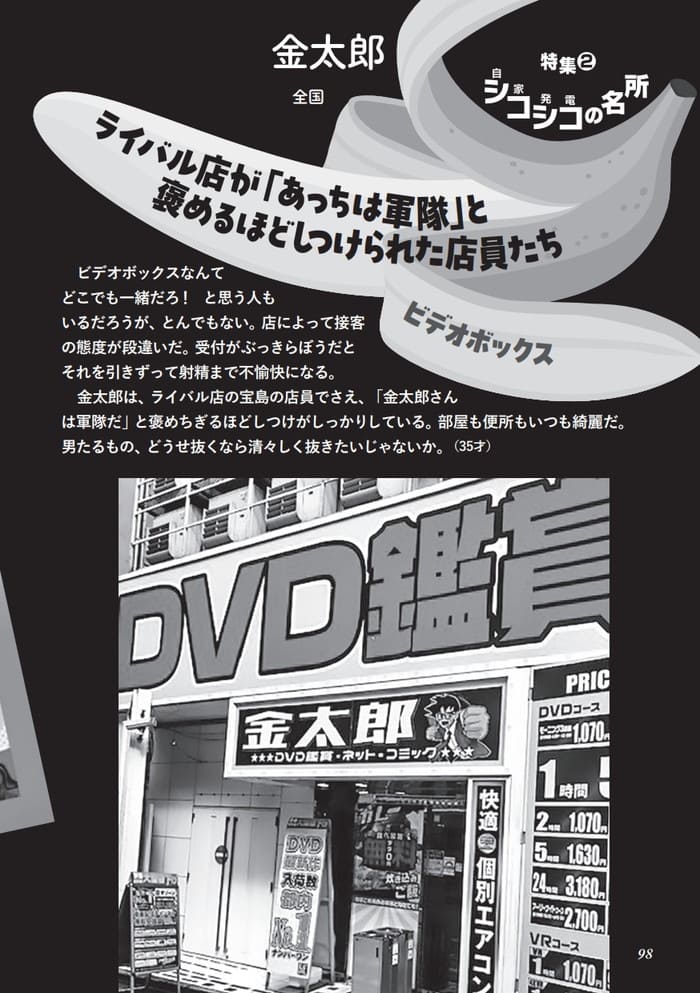 ビデオボックス金太郎の接客の態度が段違いに良い