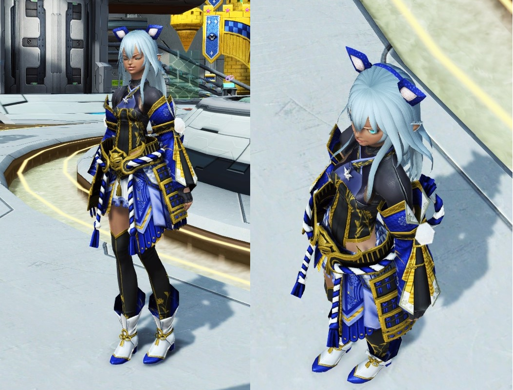 カスタムニュマ娘 衣装紹介 Pso2 星14ペットの能力 Pso2サモナー あお色好きの検証ブログ