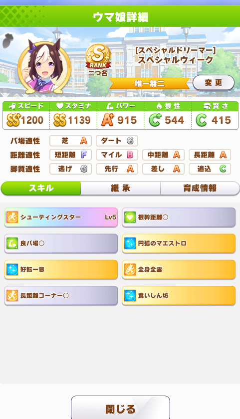 ウマ娘 ジェミニ杯用渾身の俺のスぺに震えて眠れ ウマ娘攻略まとめステイヤー