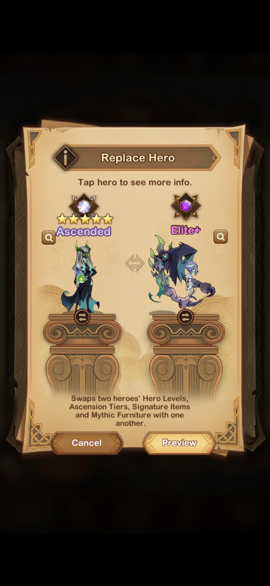 スワップスクロールが凄い！！本当にこんなの実装して良いの？ｗｗｗ【AFKアリーナ】