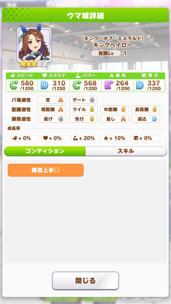 ウマ娘 これが世界最強馬ダンシングブレーヴ産駒キングヘイローですか ウマ娘攻略まとめステイヤー