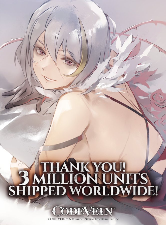 【朗報】コードヴェインが300万本達成!!3大RPGの仲間入りへ 【朗報】コードヴェインが300万本達成!!3大RPGの仲間入りへ