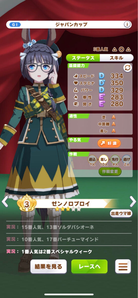 ウマ娘 ゼンノロブロイの勝負服きてるけどなんかウマネストっぽいｗｗｗ ウマ娘攻略まとめステイヤー