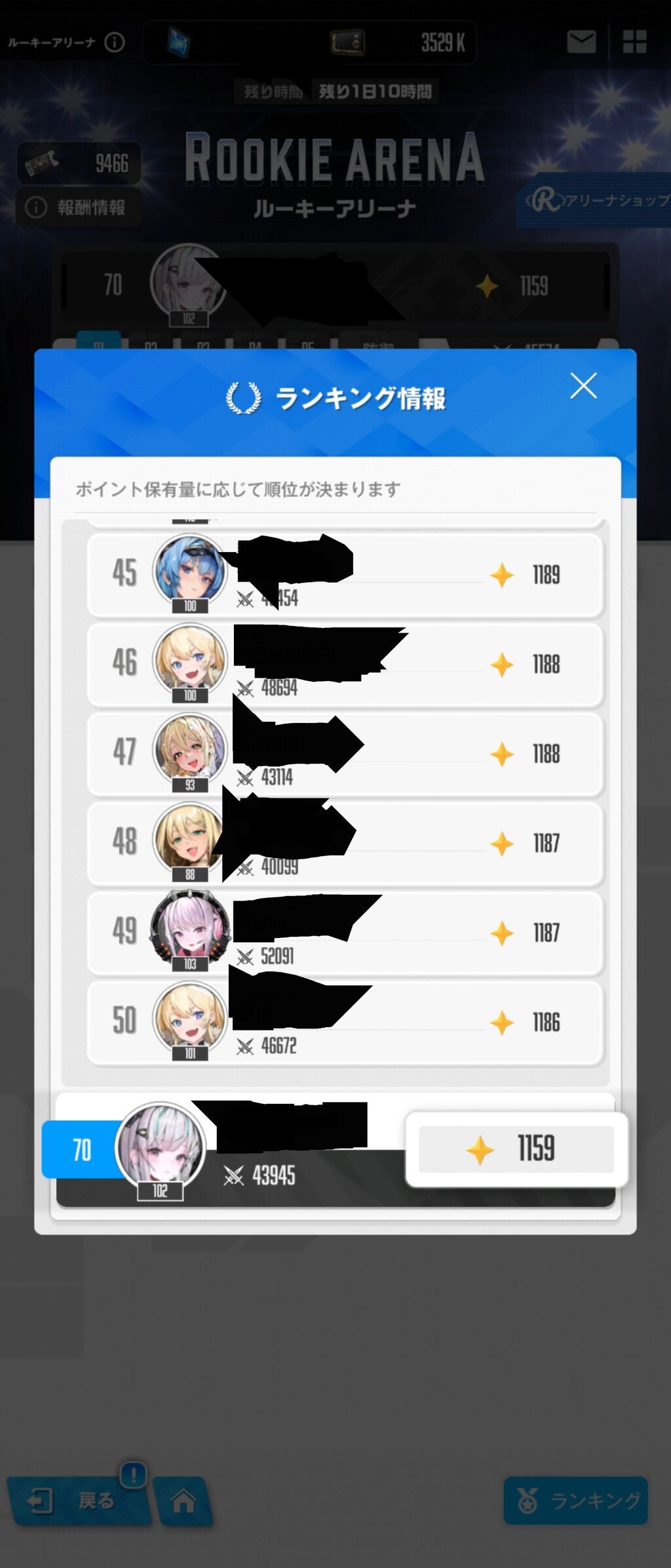 【NIKKE】過疎鯖いいな~ 俺の所だと朝起きたら100位手前まで落ちてるから焦る 【NIKKE】過疎鯖いいな~ 俺の所だと朝起きたら100位手前まで落ちてるから焦る
