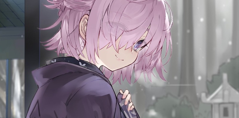 こうましろさんの お宿の浴衣マシュとお休みフォウさん fate grand order blog