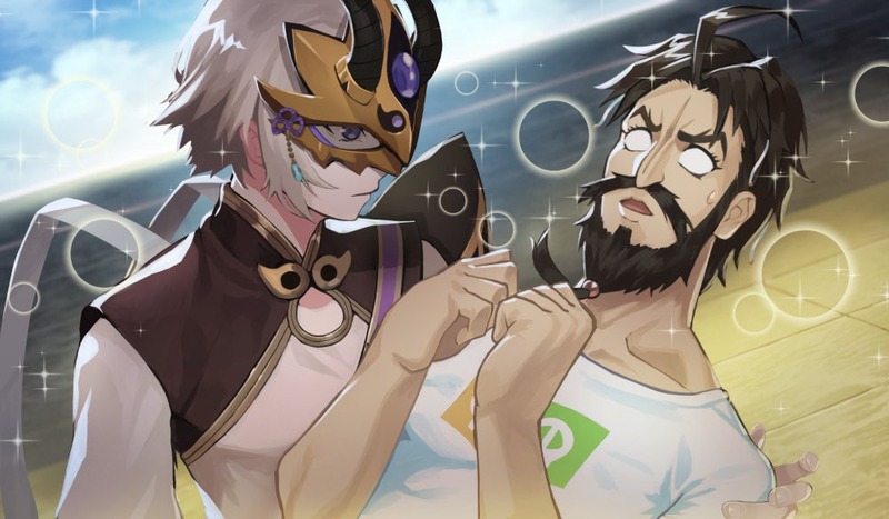 黒髭も イベントcgに ベップミツナカさんの 黒髭を受け止める蘭陵王 Fate Grand Order Blog 黒髭も イベントcgに ベップミツナカさんの 黒髭を受け止める蘭陵王 Fate Grand Order Blog