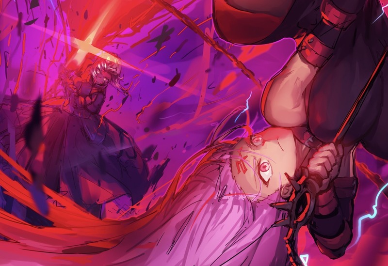 バースト めろん２２さんの セイバーオルタvsライダー Fate Grand Order Blog