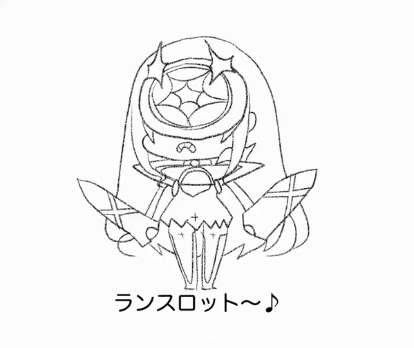 描いたら出る でも描きにくい そんなあなたの為に準備しました Chocoさんの 妖精騎士ランスロット絵描き歌 Fate Grand Order Blog