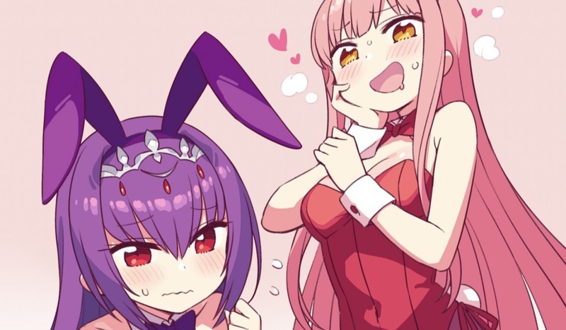 メイスカ Chanxcoさんの バニー姿のスカディとメイヴ Fate Grand Order Blog