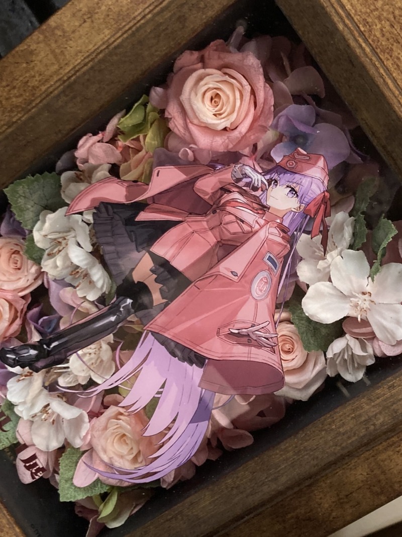 フラワーフレームアート＜ネロ・クラウディウス＞ / ワダアルコ展