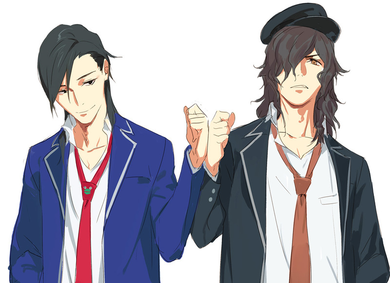 二人は幼馴染 Pakoさんの 学生服の坂本龍馬と岡田以蔵 Fate Grand Order Blog