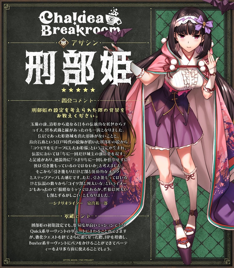 日本語版カルデアブレイクルームVol.15が配信。「刑部姫」にスポット!ネロ・クラウディウス〔ブライド〕のキャラクターデザインのワダアルコさん ...