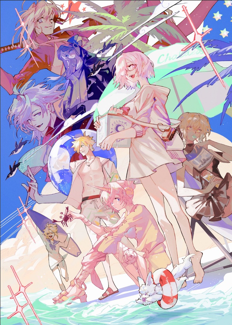 Takolegsさんが Fate Grand Orderアンソロジーコミックstar Relight 4巻 の表紙イラストを公開 Fate Grand Order Blog