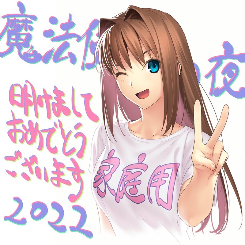 こやまひろかずさんが 蒼崎青子 のイラストと共に新年のご挨拶 Fate Grand Order Blog