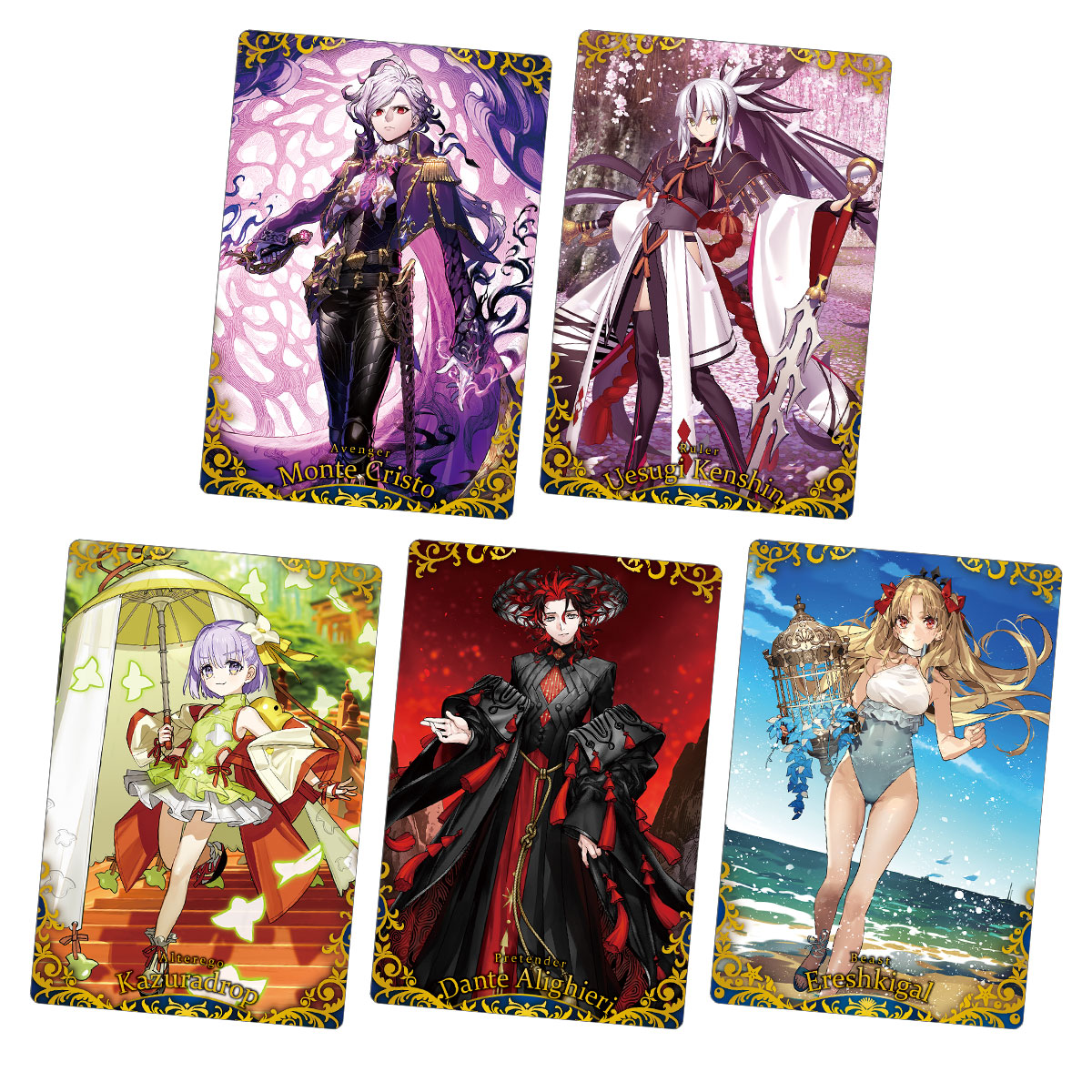 「Fate/Grand Order ウエハース」第14弾が11月に発売。2024年登場のサーヴァントを中心とした全34種がラインナップ ...