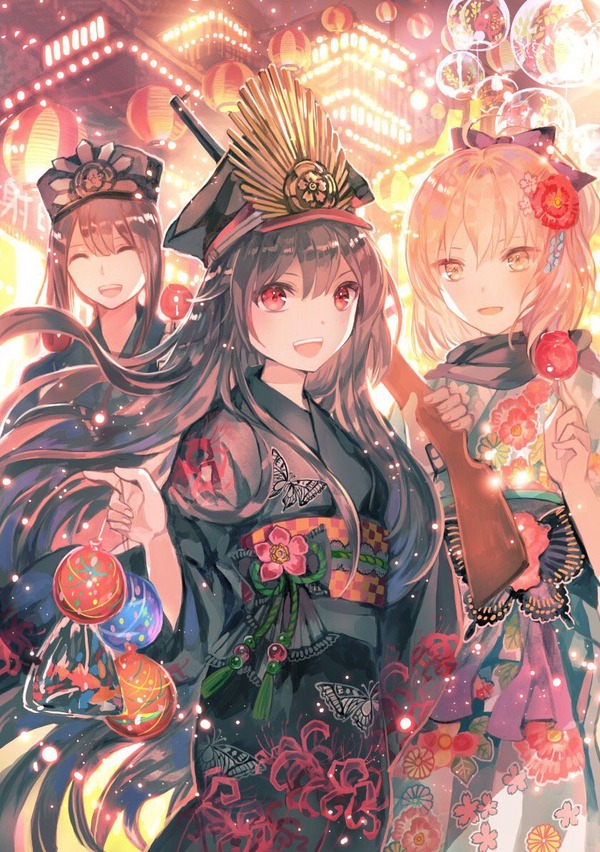 Kết quả hình ảnh cho anime kimono lễ hội