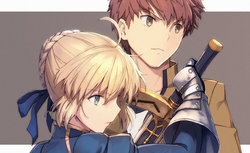 しずまよしのりさんの Fate Stay Night 15年の軌跡 図録 で寄稿された セイバーと衛宮士郎 イラスト Fate Grand Order Blog