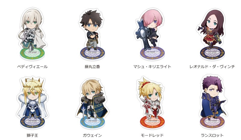 劇場版 Fate Grand Order 神聖円卓領域キャメロット よりアクリルキーホルダーと缶バッジのツインフェイスコレクションがハゴロモより予約開始 Fate Grand Order Blog