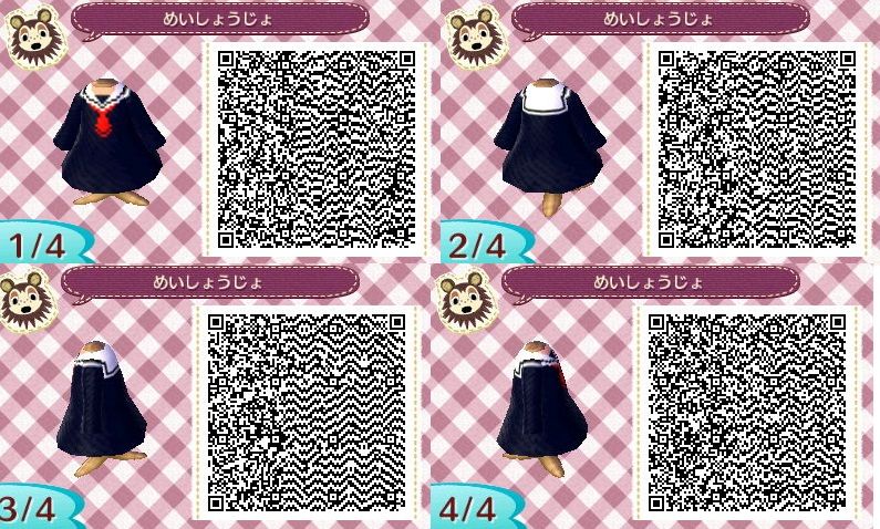 Qrコード とびだせどうぶつの森 マイデザイン 最多数 洋服類