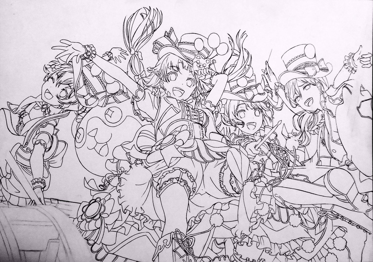 バンドリ お絵かき練習中でこのクオリティって凄すぎるｗｗｗｗｗ ゲームなう 2ch 5ch Twitterまとめブログ