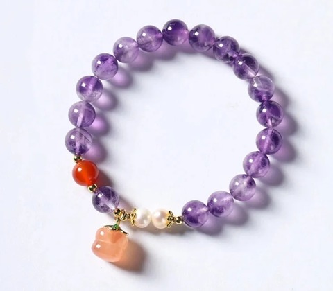 紫水晶ブレスレット