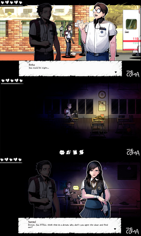 呪われた学校から脱出する The Coma Cutting Class ホラーゲイム情報