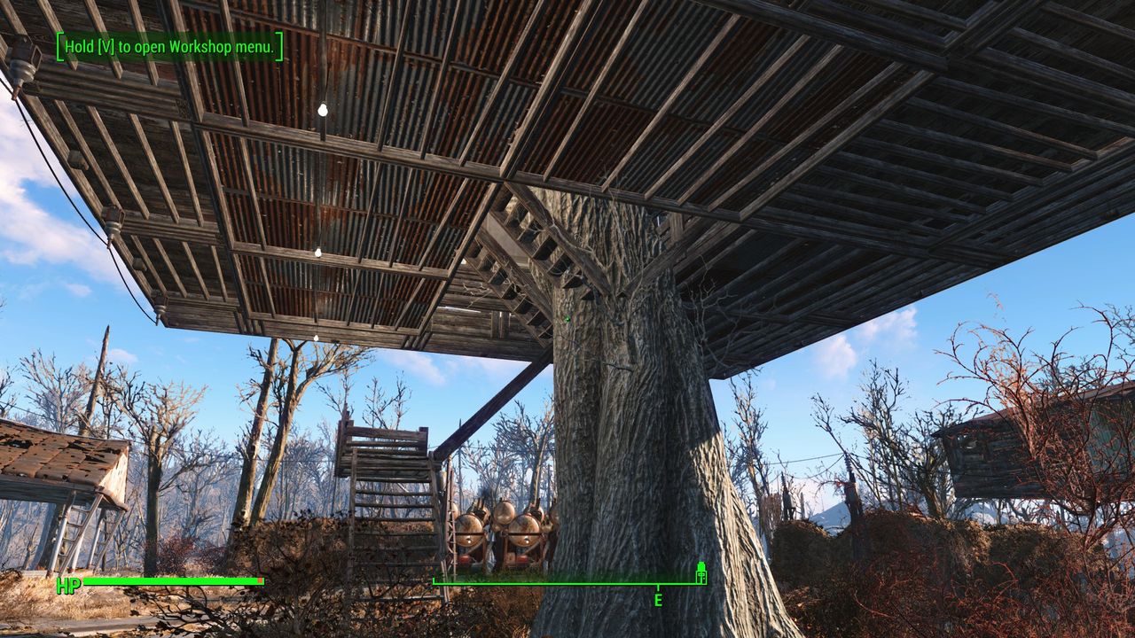 Fallout4 みんなの拠点 全男の子の夢ツリーハウス ゲーム攻略のまるはし