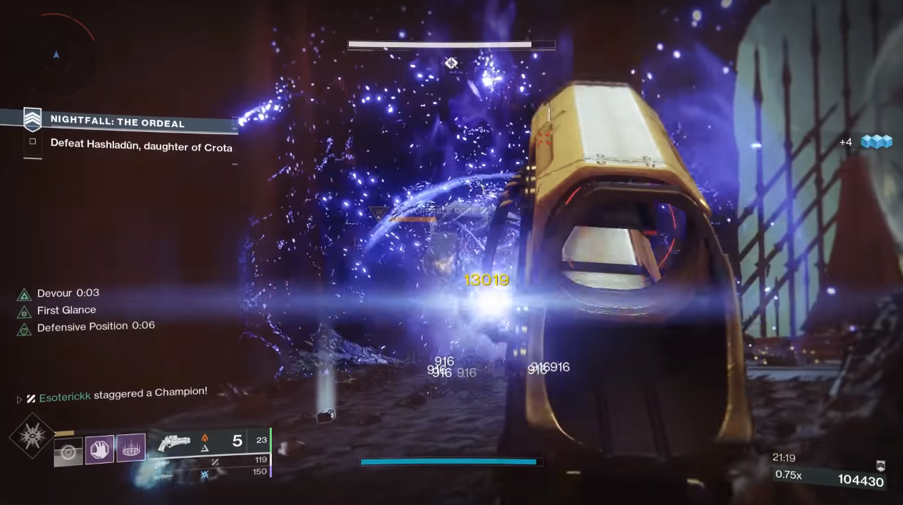 Destiny2 影の砦 ナイトフォール 試練 難易度伝説ソロ10万点クリア動画を解説 ゲーム攻略のまるはし