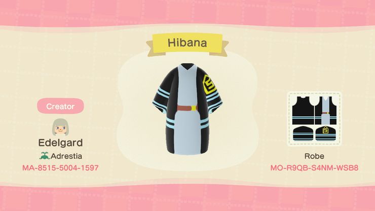 あつまれどうぶつの森 炎炎ノ消防隊コスプレ用マイデザイン 武久火縄のへっどすぱキャップ 第8特殊消防隊の消防服など ゲーム攻略のまるはし