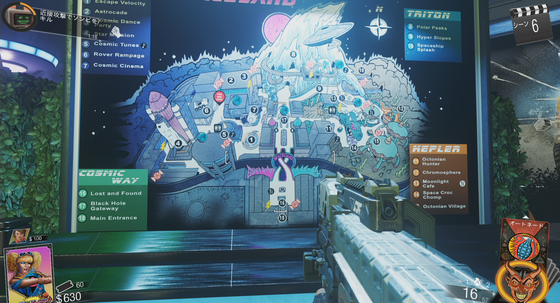 【CoD:IW】『Call of Duty: Infinite Warfare』ゾンビ「スペースランド」のマップ : ゲーム攻略のまるはし