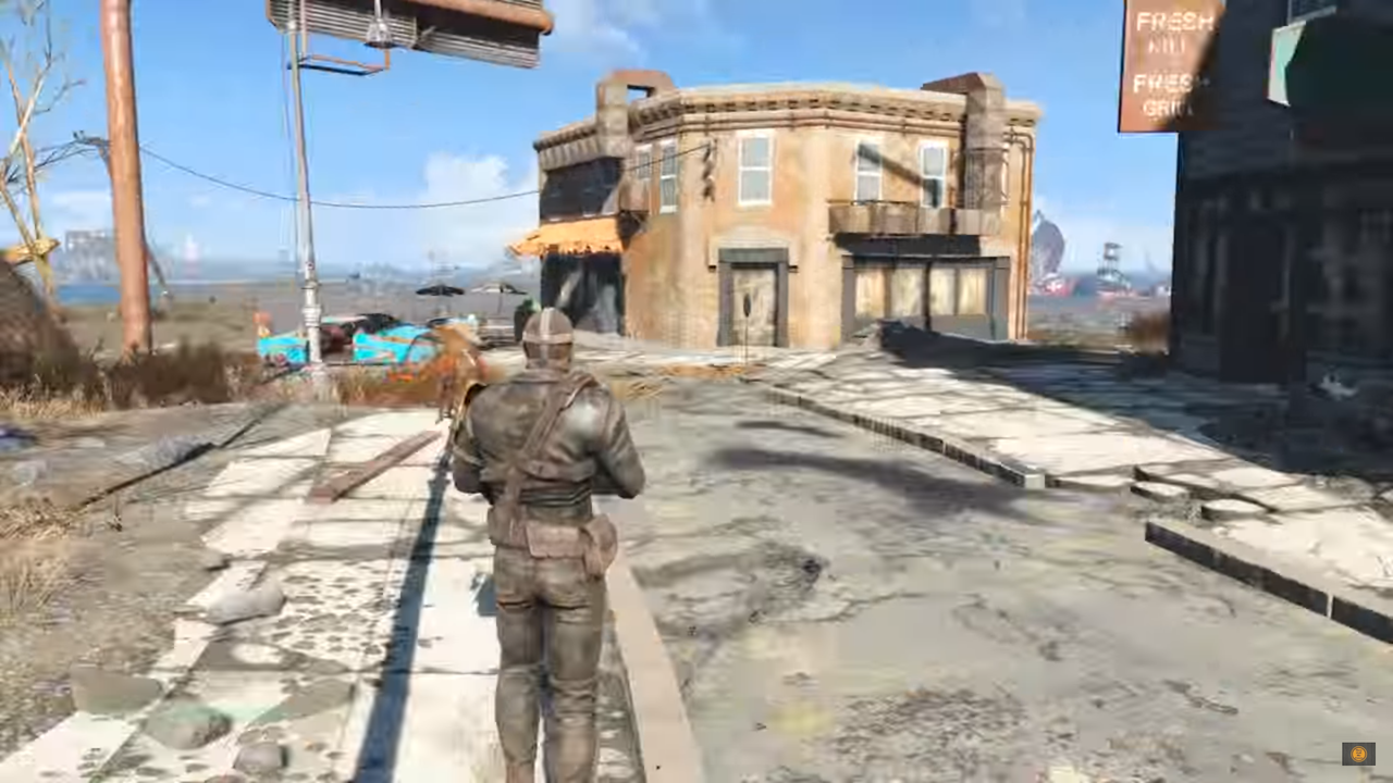 Fallout4 徒歩で来た Fallout3 ニューベガス Fallout4のマップを